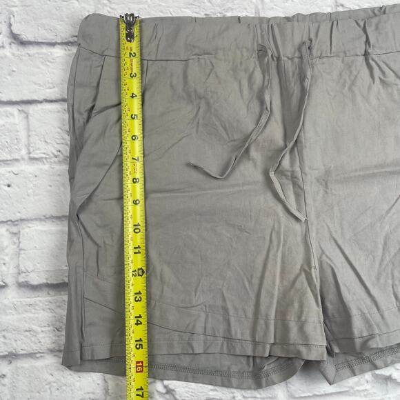 G4014 Women's Summer Shorts Solid Elastic Waist Size 2XL - Picture 4 of 7